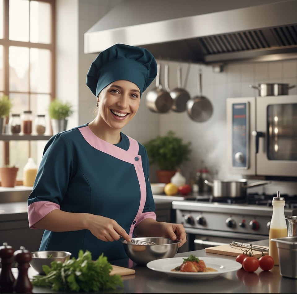 GORRO MODELO CHAMPIÑON PARA COCINA