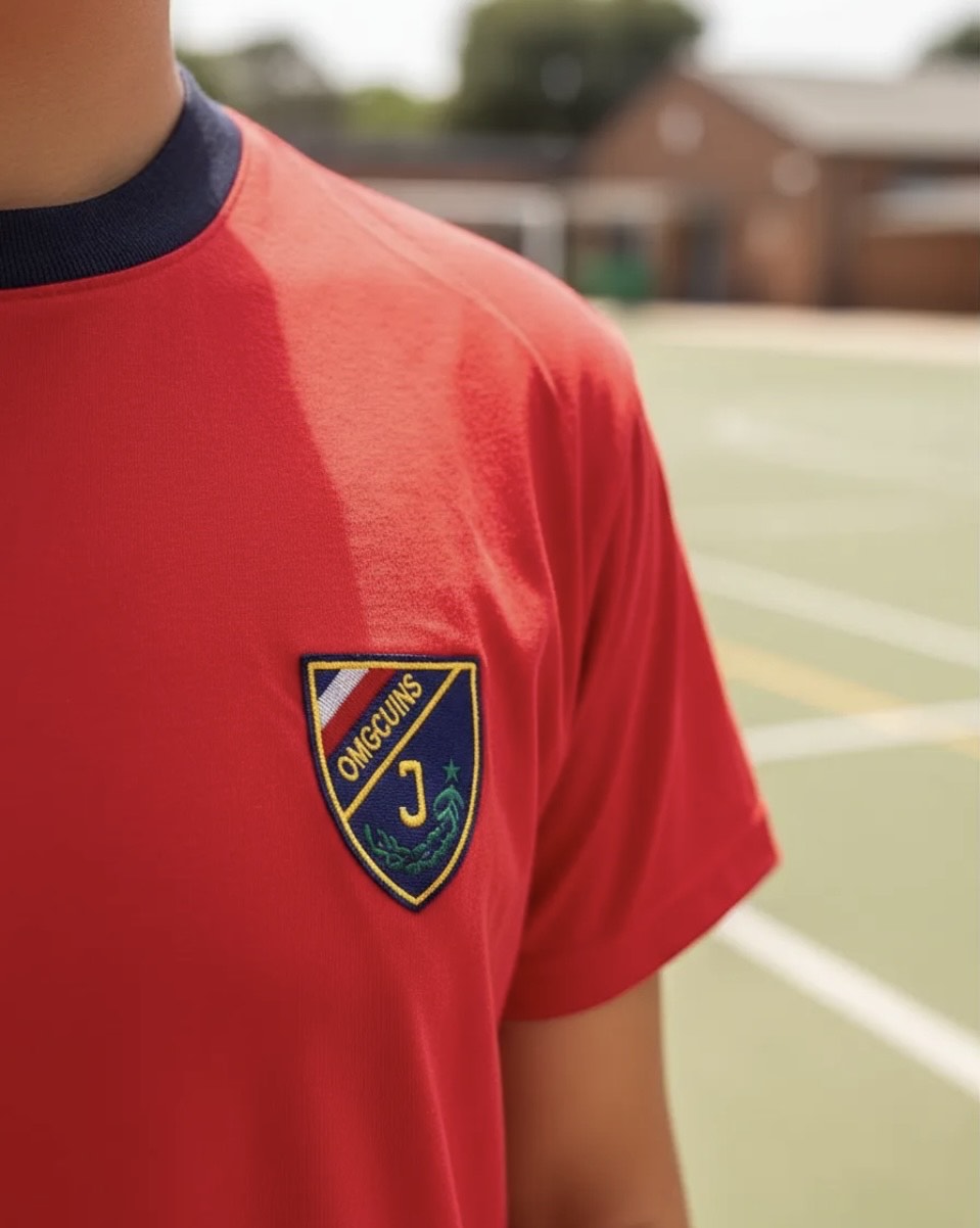 POLERA ESCOLAR ALGODON COLEGIO INSTITUTO OHIGGINS