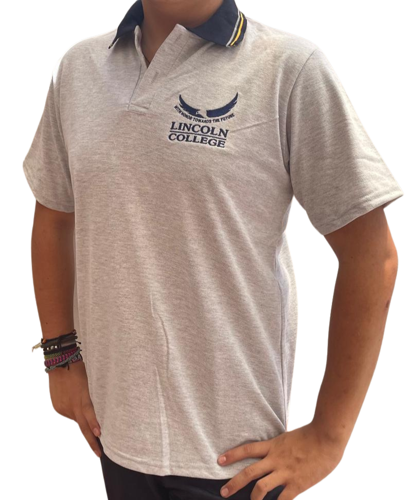 POLERA ESCOLAR PIQUE COLEGIO LINCOLN COLLEGE