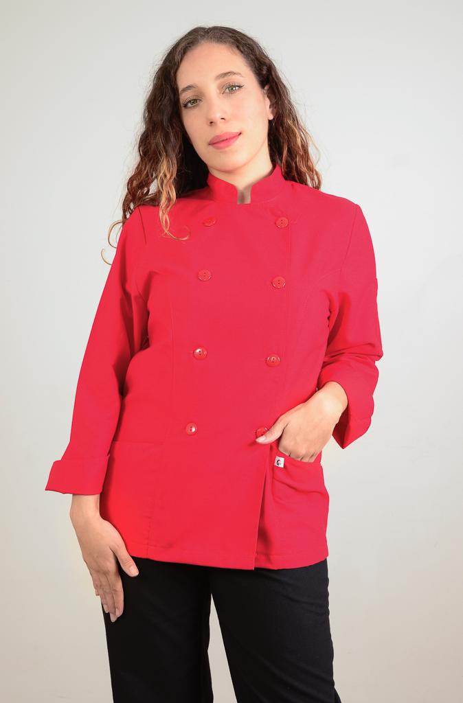UNIFORME DE COCINA PARA DAMA MANGA LARGA