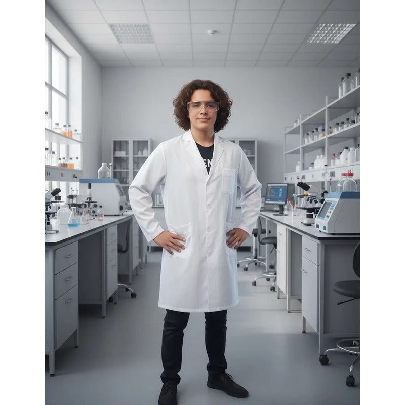 Cotona Delantal Laboratorio Hombre Biostrech Resistente