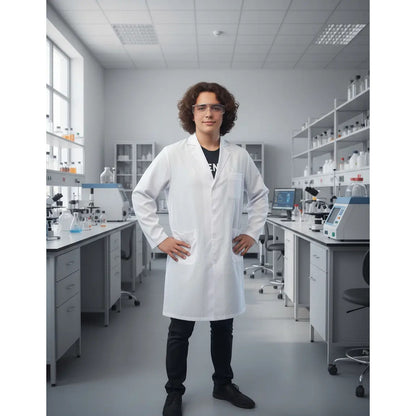 Cotona Delantal Laboratorio Hombre Biostrech Resistente