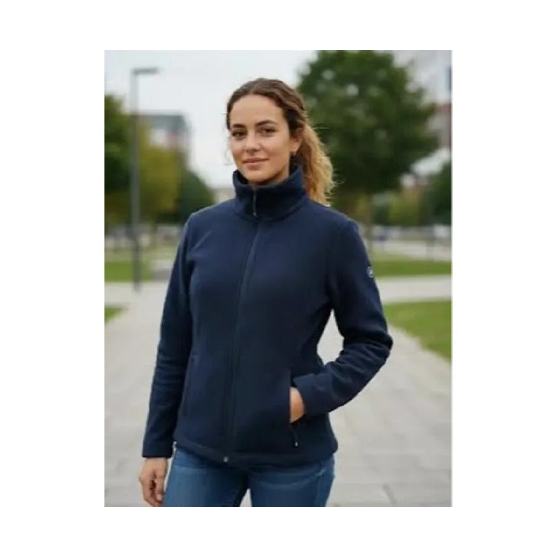 Chaqueta Micropolar Clínica Mujer Tens Modelo Entallado