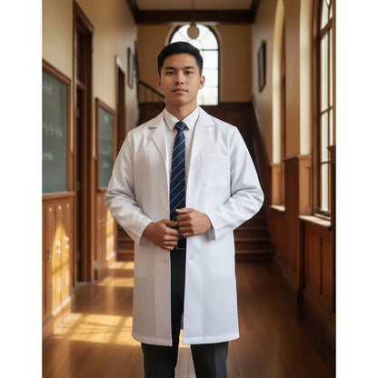 Cotona Delantal Laboratorio Hombre Biostrech Resistente