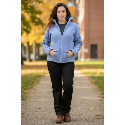 Chaqueta Micropolar Clínica Mujer Tens Modelo Entallado