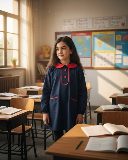 DELANTAL ESCOLAR COLEGIO INSTITUTO OHIGGINS