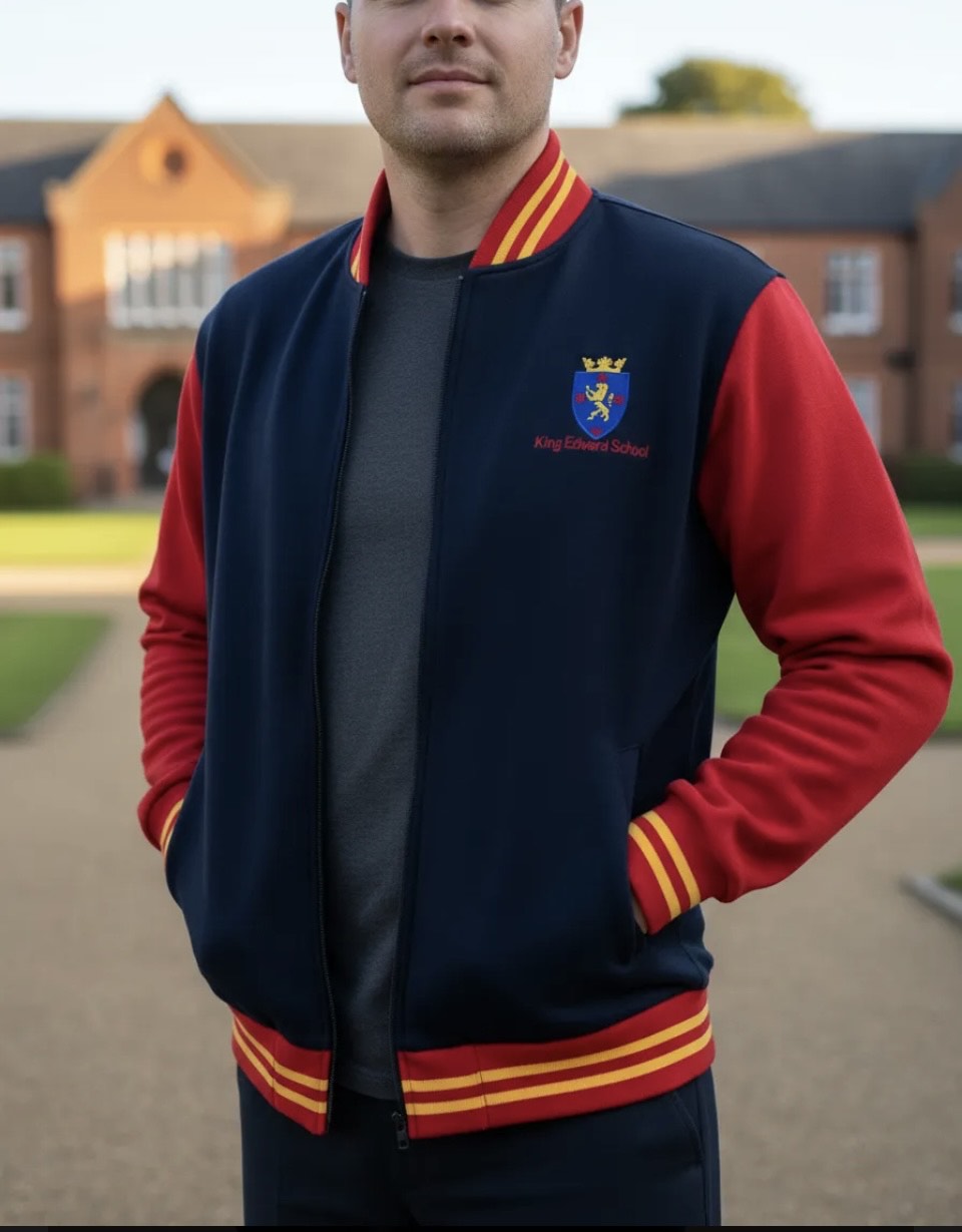 POLERON ESCOLAR FRANELA DE ALGODON COLEGIO KING EDWARS SCHOOL