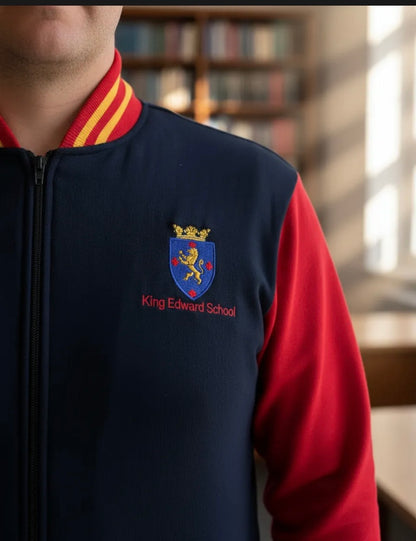 POLERON ESCOLAR FRANELA DE ALGODON COLEGIO KING EDWARS SCHOOL
