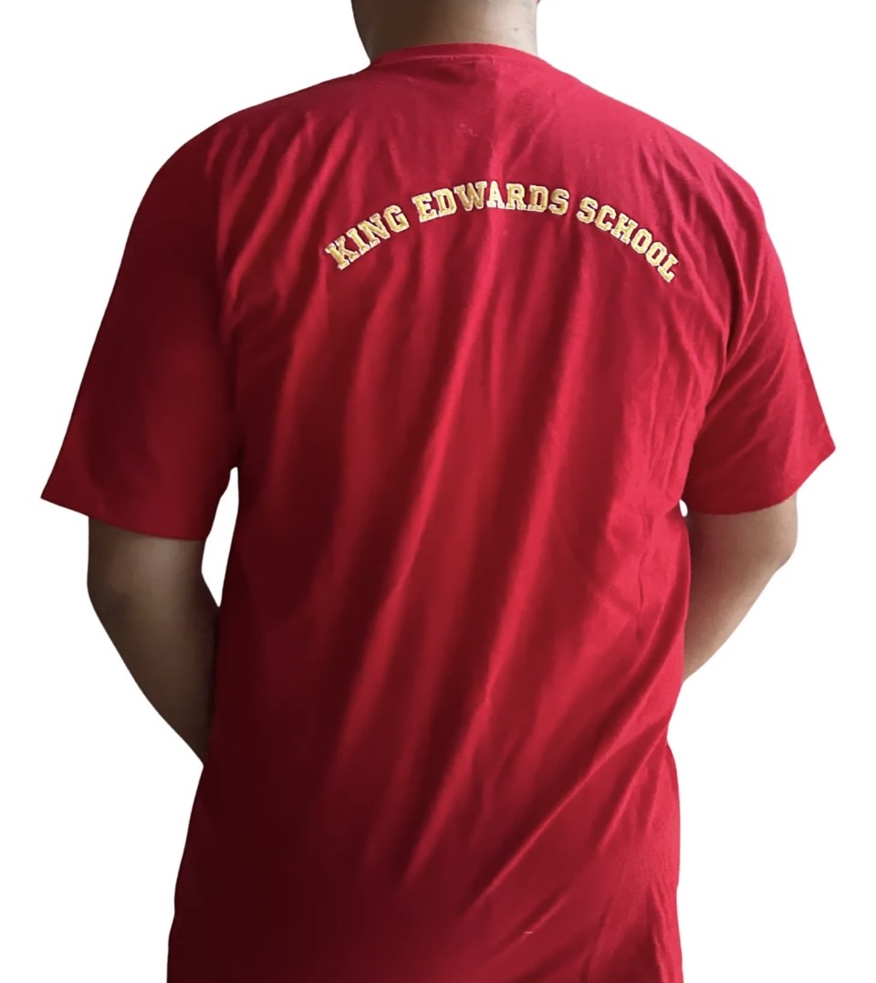 POLERA ESCOLAR ALGODON GIMNACIA COLEGIO KING EDWARS