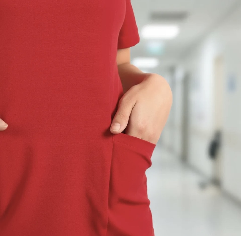 UNIFORME CLINICO ANTIFLUIDO MODELO GLORIA