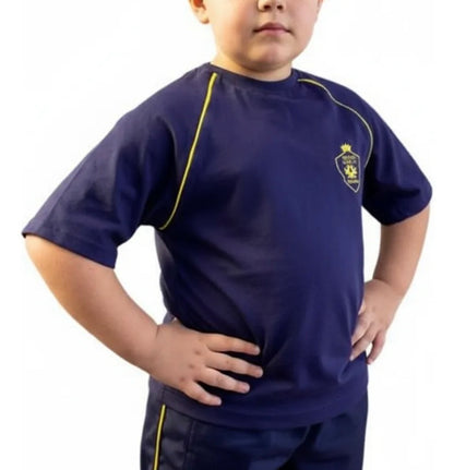 POLERA ESCOLAR DE ALGODON COLEGIO ROYAL AMERICAN SCHOOL