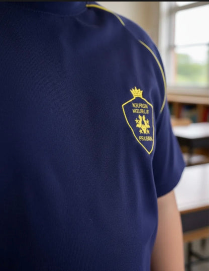 POLERA ESCOLAR DE ALGODON COLEGIO ROYAL AMERICAN SCHOOL