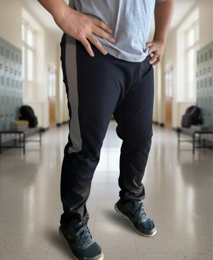 PANTALON BUZO ESCOLAR TELA POLIESTER COLEGIO LINCOLN SCHOOL