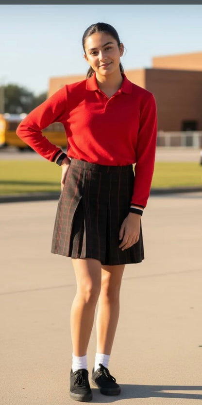 FALDA ESCOLAR COLEGIO INSTITUTO OHIGGINS