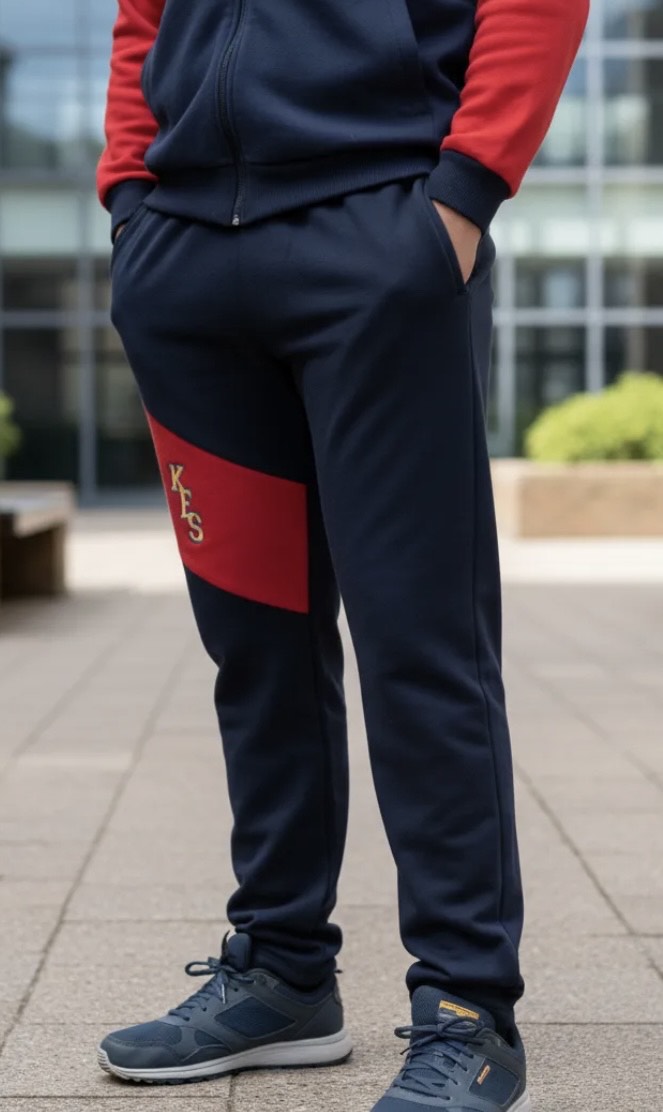 PANTALON BUZO GIMNACIA ESCOLAR COLEGIO KING EDWARS SCHOOL