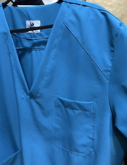 POLERA CLINICA TIPO PABELLON VARON ANTIFLUIDO