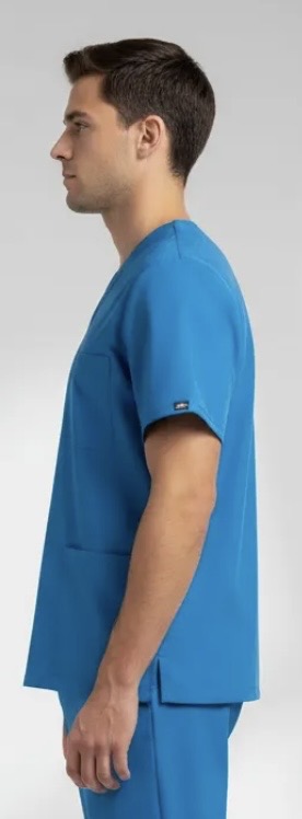 POLERA CLINICA TIPO PABELLON VARON ANTIFLUIDO