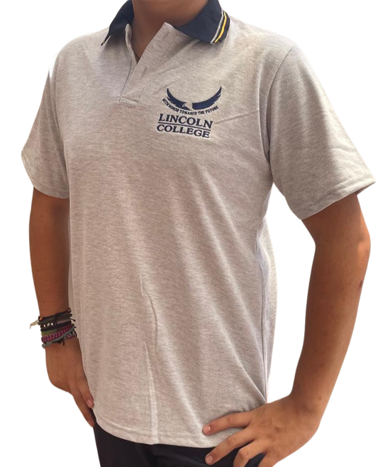POLERA ESCOLAR PIQUE COLEGIO LINCOLN COLLEGE