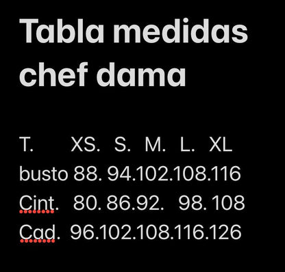 CHAQUETA DE COCINA MAGA CORTA DAMA MODELO PETUNIA