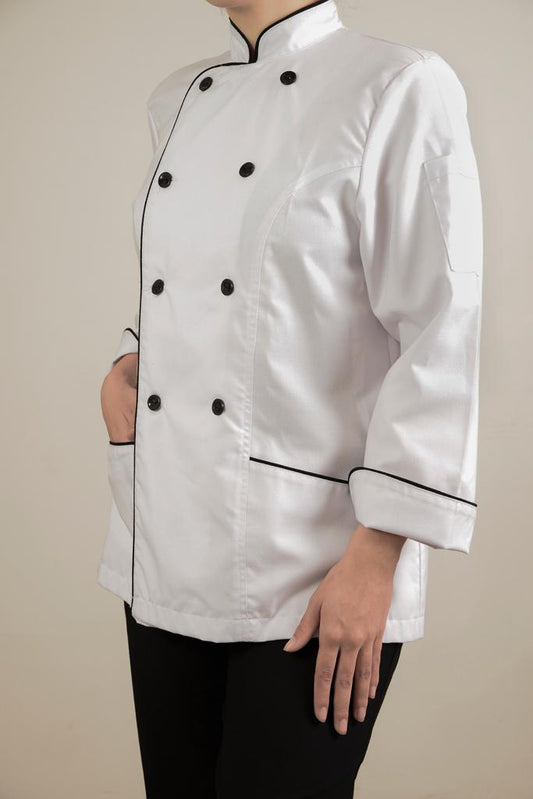 UNIFORME DE COCINA PARA DAMA MANGA LARGA